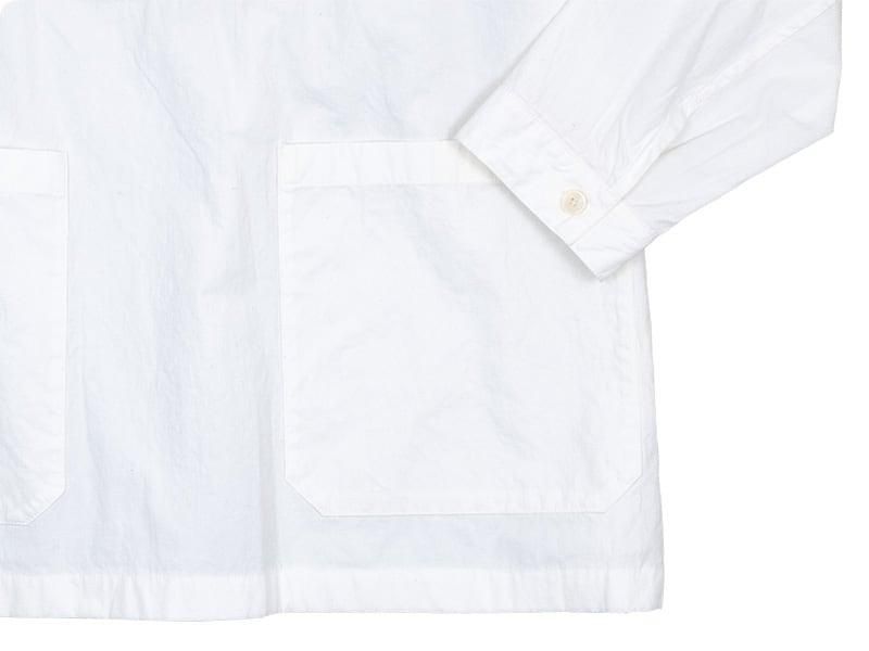 Charpentier de Vaisseau Sean Cotton Smock WHITE