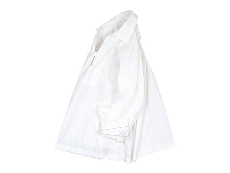 Charpentier de Vaisseau Sean Cotton Smock WHITE