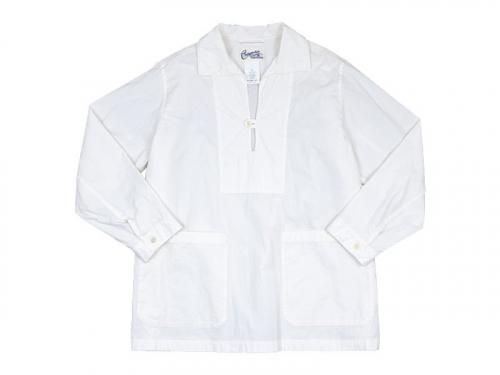 Charpentier de Vaisseau Sean Cotton Smock WHITE