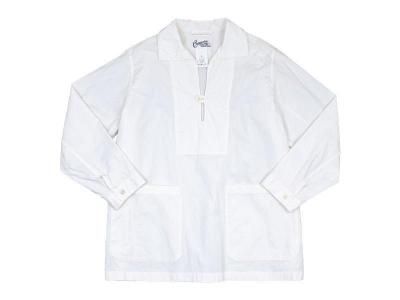 Charpentier de Vaisseau Sean Cotton Smock WHITE