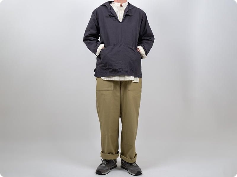 TAMIZE SMOCK CHARCOAL GRAY