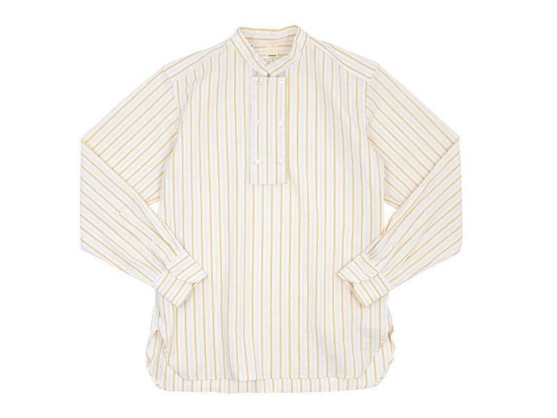 TATAMIZE STAND D/B SHIRTS YELLOW STRIPE