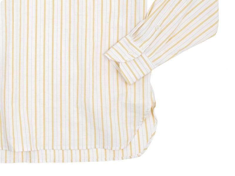 TATAMIZE STAND D/B SHIRTS YELLOW STRIPE