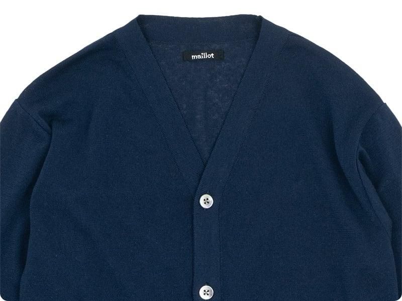 maillot mature summer cardigan NAVY