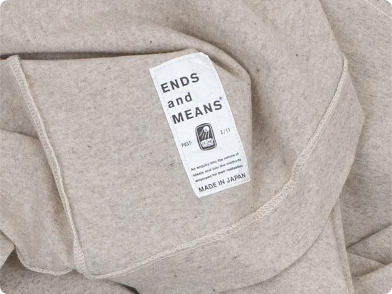 ENDS and MEANS Pocket Tee Solid Porridge