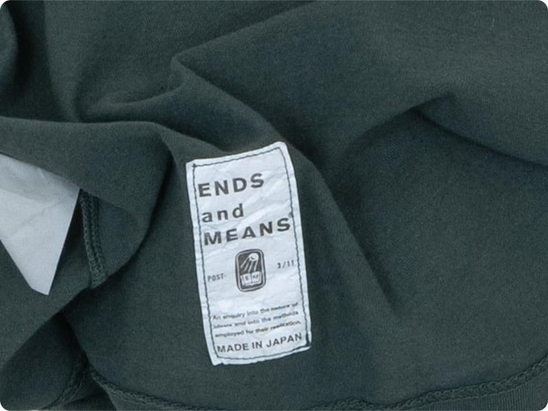 ENDS and MEANS Pocket Tee Solid Dull Green