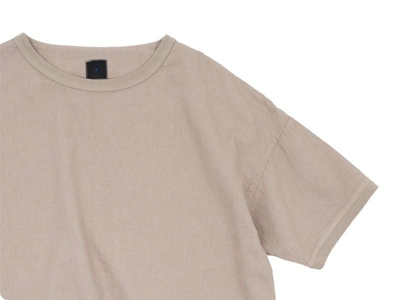 maillot linen rich shirt-Tee BEIGE