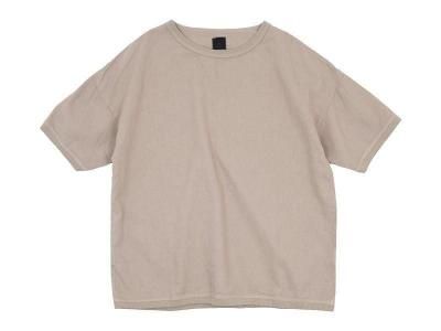maillot linen rich shirt-Tee BEIGE
