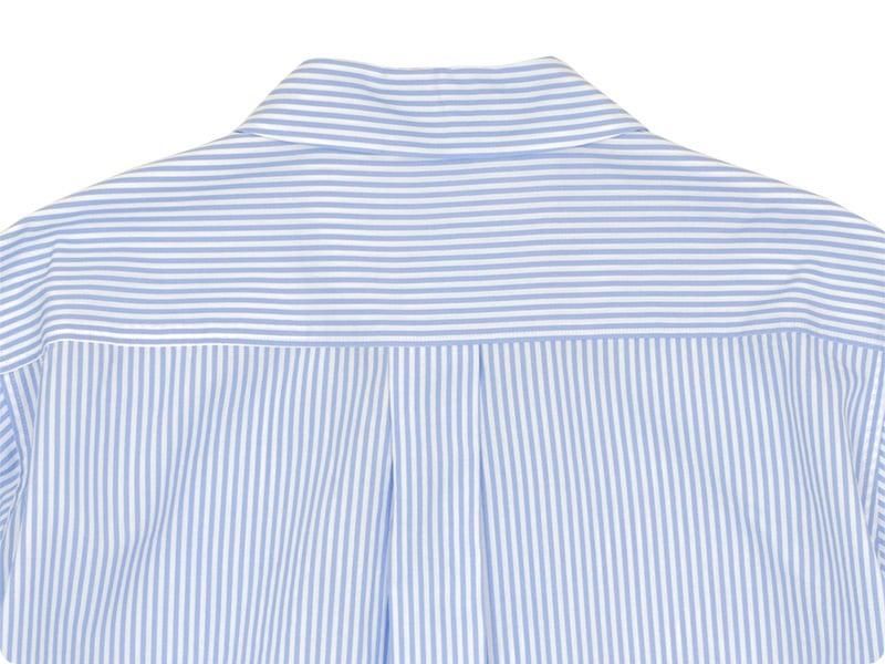 Charpentier de Vaisseau Scot Cotton H/S Shirt LIGHT BLUE STRIPE