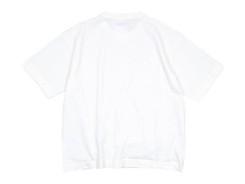 ordinary fits DROP RIB TEE WHITE