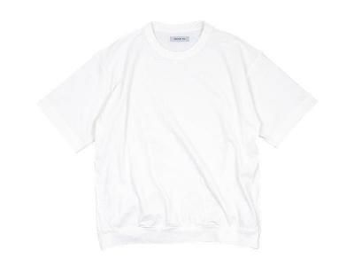 ordinary fits DROP RIB TEE WHITE