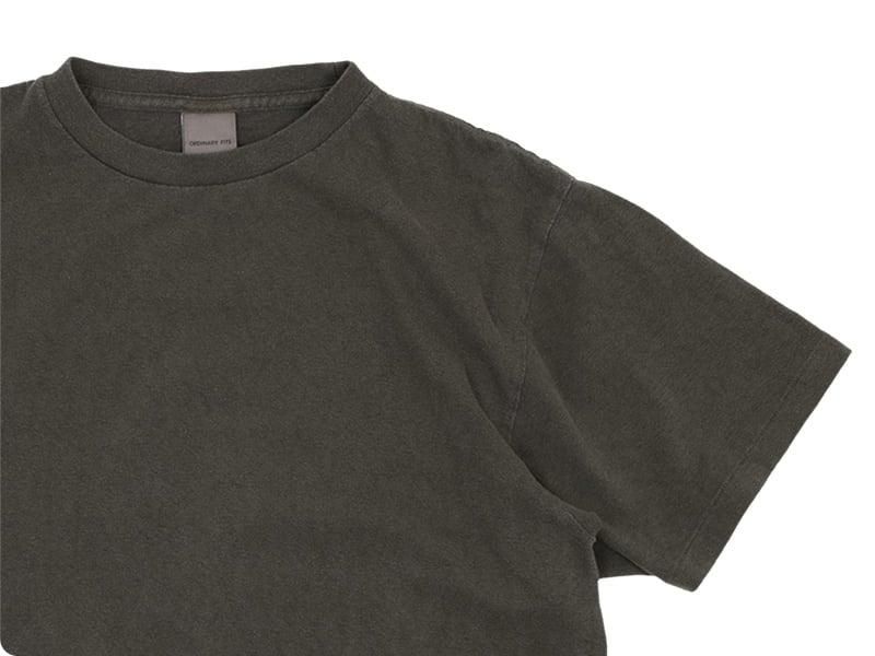 ordinary fits PIGMENT DYEING TEE KHAKI