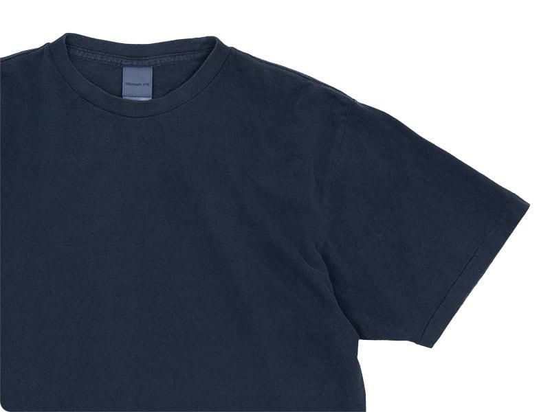 ordinary fits PIGMENT DYEING TEE NAVY