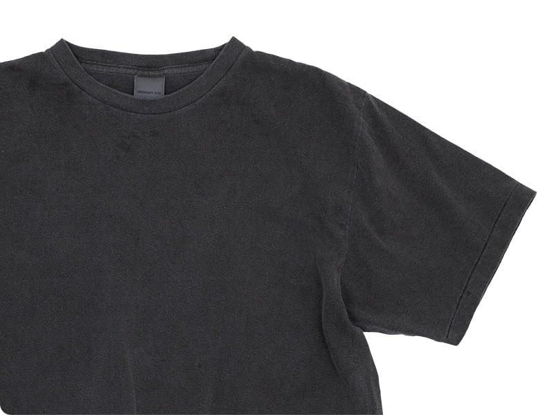 ordinary fits PIGMENT DYEING TEE BLACK