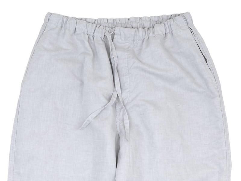 Charpentier de Vaisseau Barba Cotton Linen Drawstring Pants LIGHT GRAY
