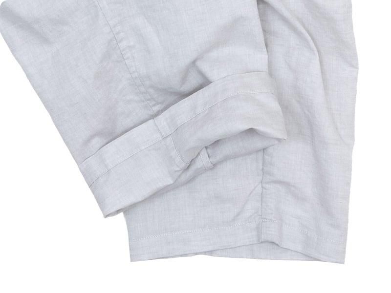 Charpentier de Vaisseau Barba Cotton Linen Drawstring Pants LIGHT GRAY