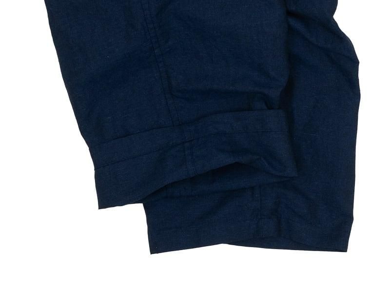 Charpentier de Vaisseau Barba Cotton Linen Drawstring Pants NAVY