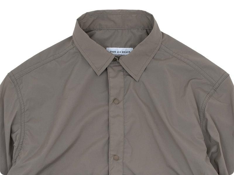 ENDS and MEANS Light Shirts Jacket BEIGE