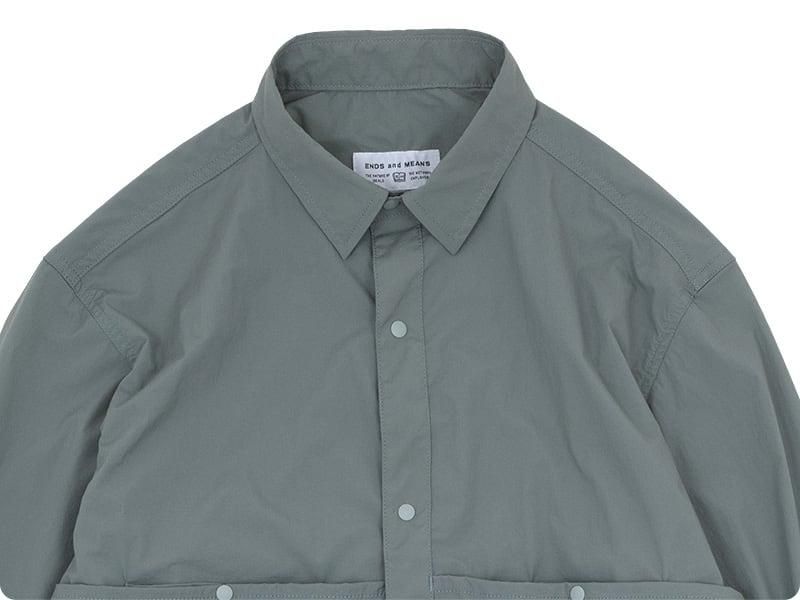 ENDS and MEANS Light Shirts Jacket FERN GREEN