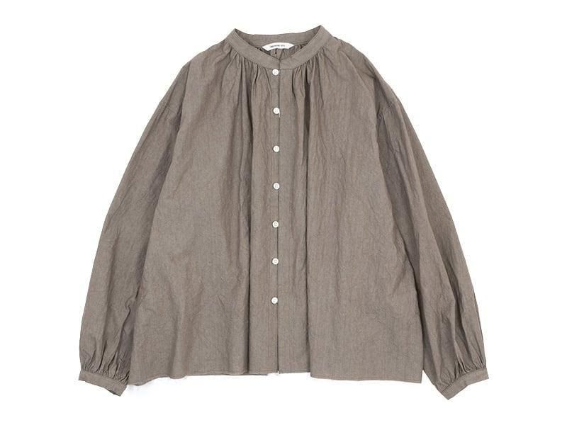 ordinary fits GATHER SHIRTS KHAKI
