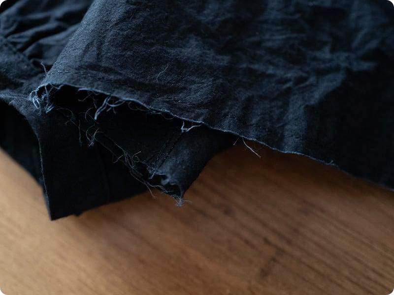 ordinary fits GATHER SHIRTS BLACK
