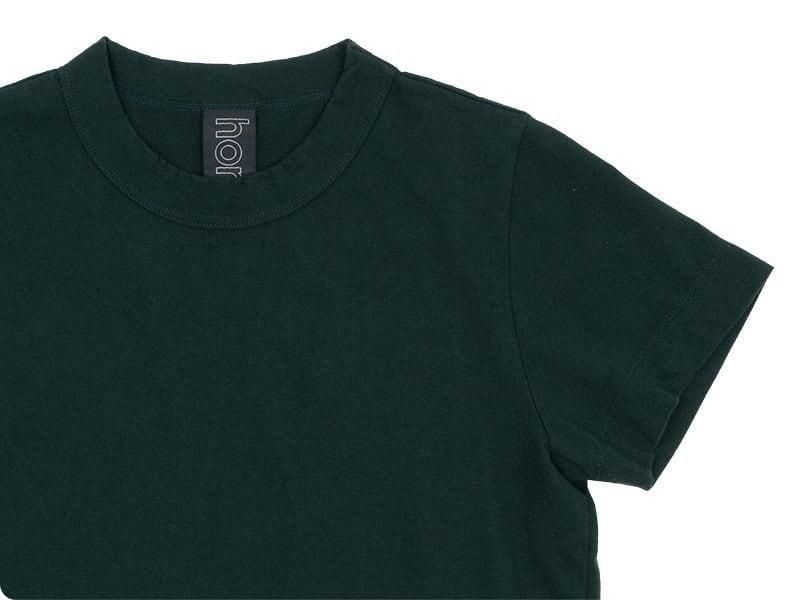 homspun 天竺半袖Tシャツ ダークグリーン homspun 通販・取扱い