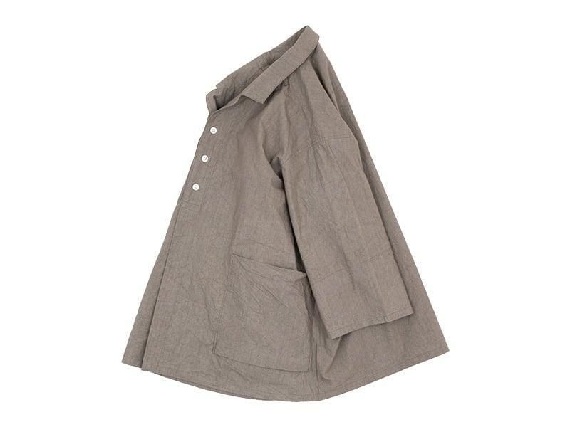 ordinary fits OPEN COLLAR SHIRTS KHAKI