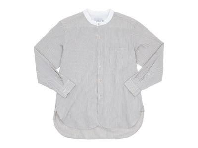 マーガレットハウエル　SOFT WASHED COTTON　バンドカラーシャツ MARGARET HOWELL（マーガレットハウエル） SOFT WASHED COTTON