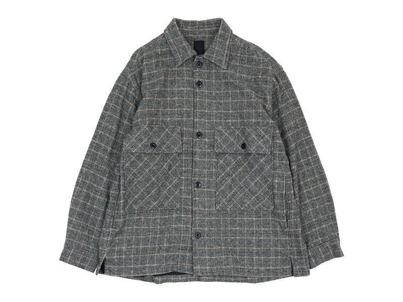 maillot tweedy cotton check shirt JK GLENN CHECK