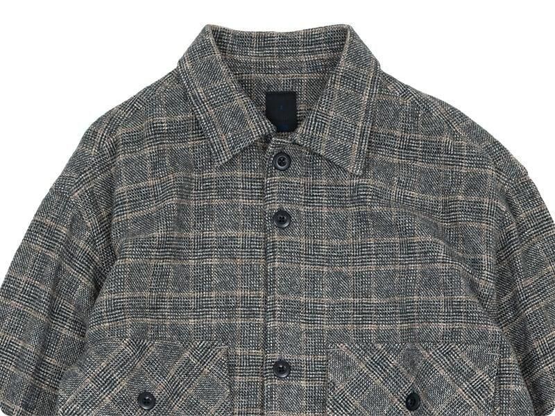 maillot tweedy cotton check shirt JK GLENN CHECK