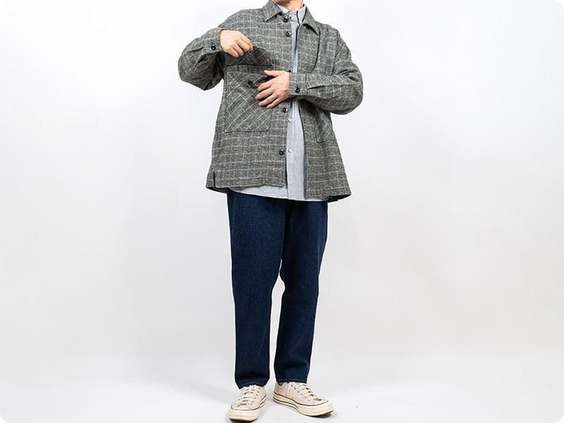 maillot tweedy cotton check shirt JK GLENN CHECK