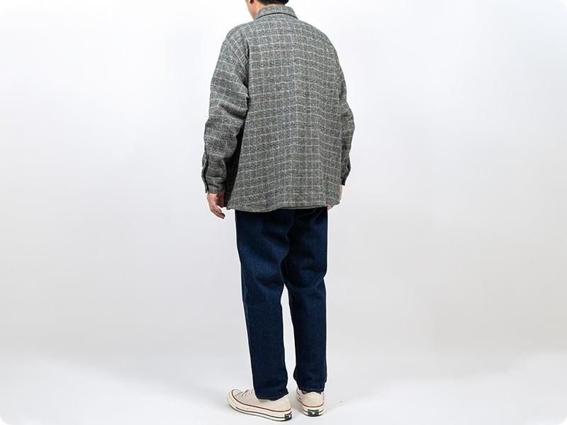maillot tweedy cotton check shirt JK GLENN CHECK