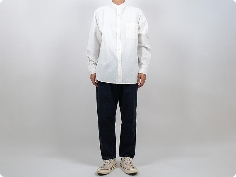 maillot sunset new stand collar shirt WHITEξʲ