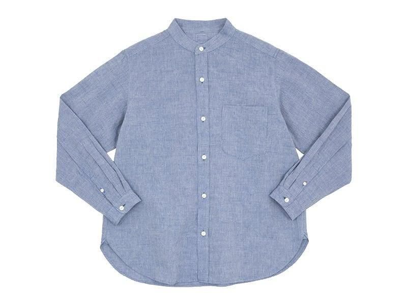 maillot sunset new stand collar shirt BLUE