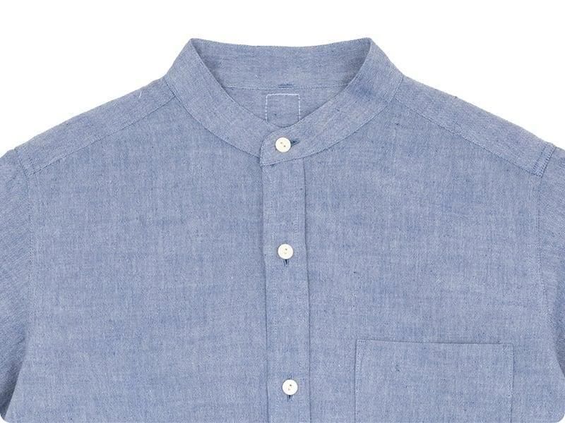 maillot sunset new stand collar shirt BLUE