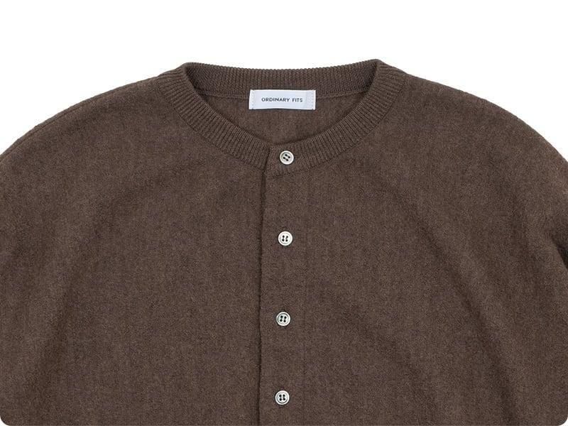 ordinary fits BARBER CARDIGAN BROWN ordinary fits通販