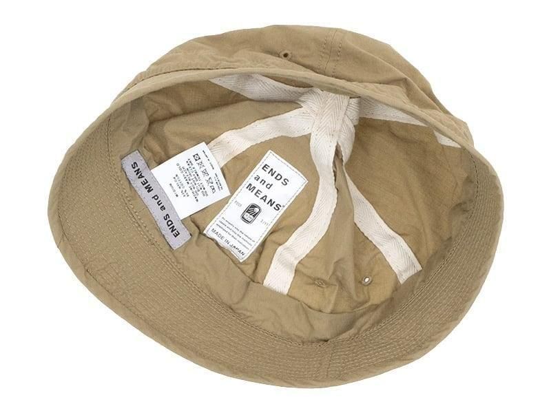 ENDS and MEANS Nylon Army Hat SAND