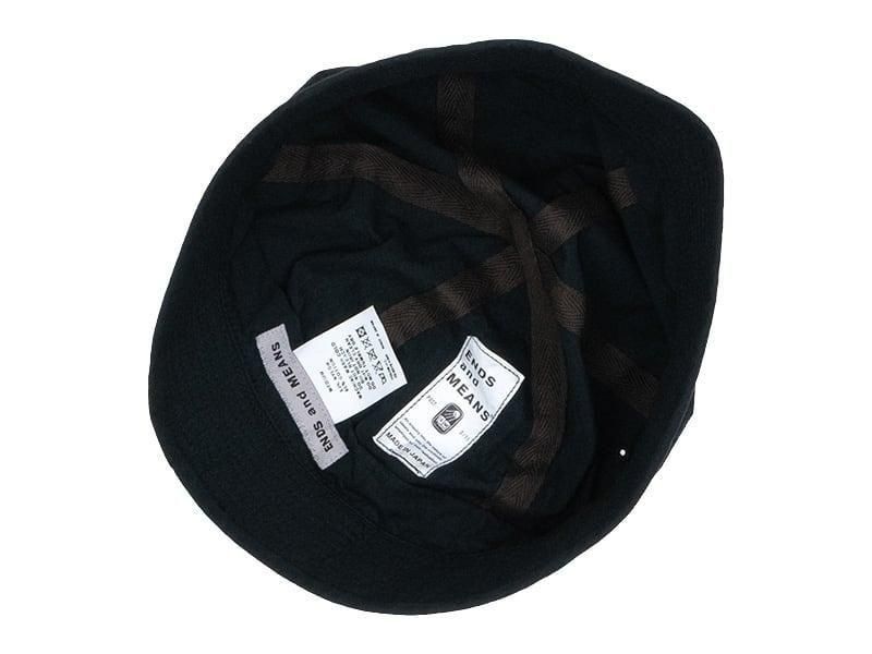 ENDS and MEANS Nylon Army Hat CHARCOAL