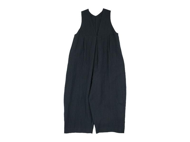 Atelier d'antan Dillonʥǥ Wool Linen Jumpsuit DARK GRAY