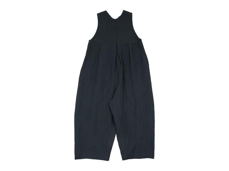 Atelier d'antan Dillonʥǥ Wool Linen Jumpsuit DARK GRAY