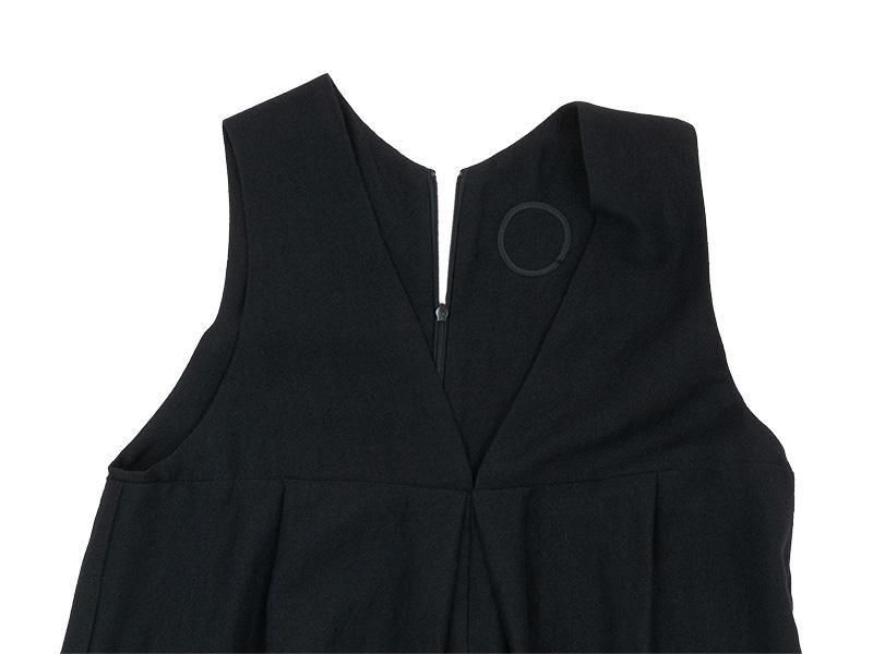 Atelier d'antan Dillonʥǥ Wool Linen Jumpsuit BLACK