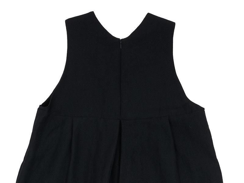 Atelier d'antan Dillonʥǥ Wool Linen Jumpsuit BLACK