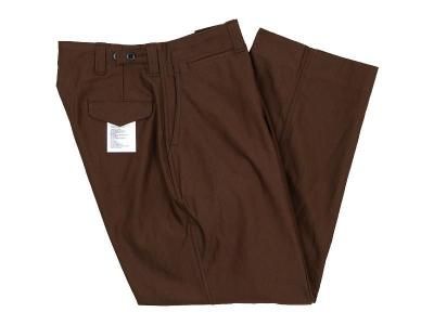 TUKI field trousers 2 55chocolate