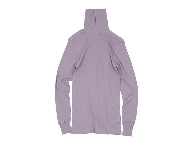 homspun 60/1フライス タートルネックプルオーバー ラベンダー
