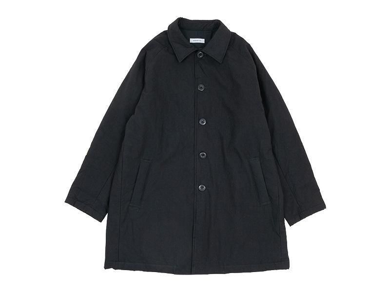 ordinary fits QUILT DELI COAT BLACK