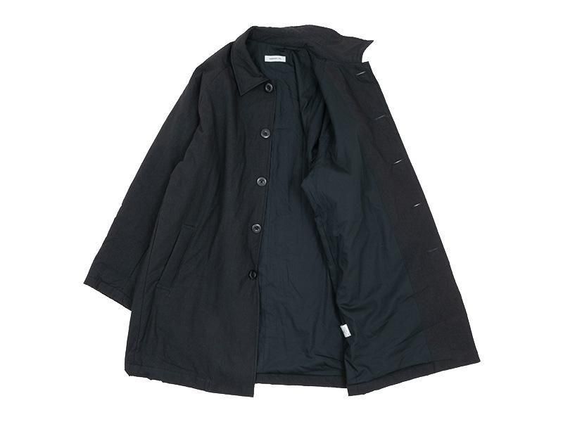 ordinary fits QUILT DELI COAT BLACK