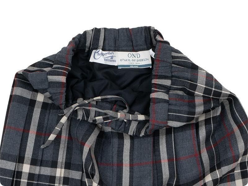 Charpentier de Vaisseau Bennett O'neil of Dublin Kilt SkirtL-85 GRAY CHECK