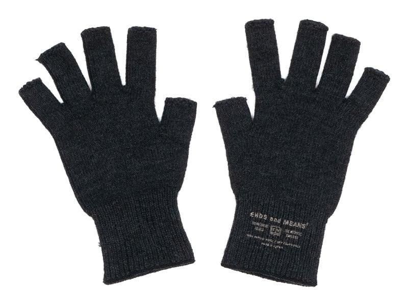ENDS and MEANS Grandpa Gloves Mix Black