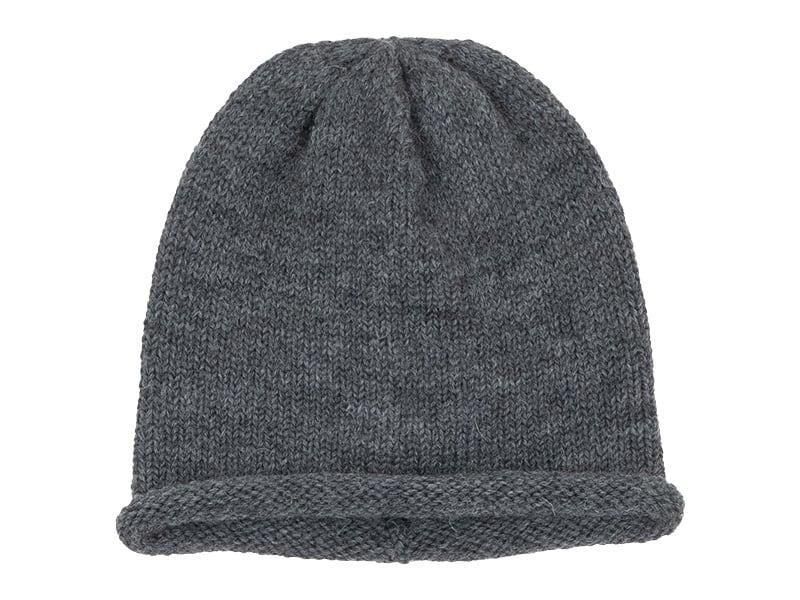 ENDS and MEANS Roll Up Wool Knit Cap Gray
