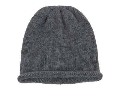 ENDS and MEANS Roll Up Wool Knit Cap Gray
